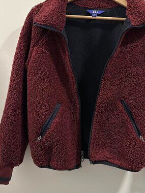Sherpa zip up Athletic Jacket